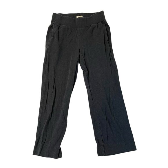 PACT Wide Leg Sweatpants Pajama Pants Pull-On Pockets Gray size Large - Picture 1 of 6